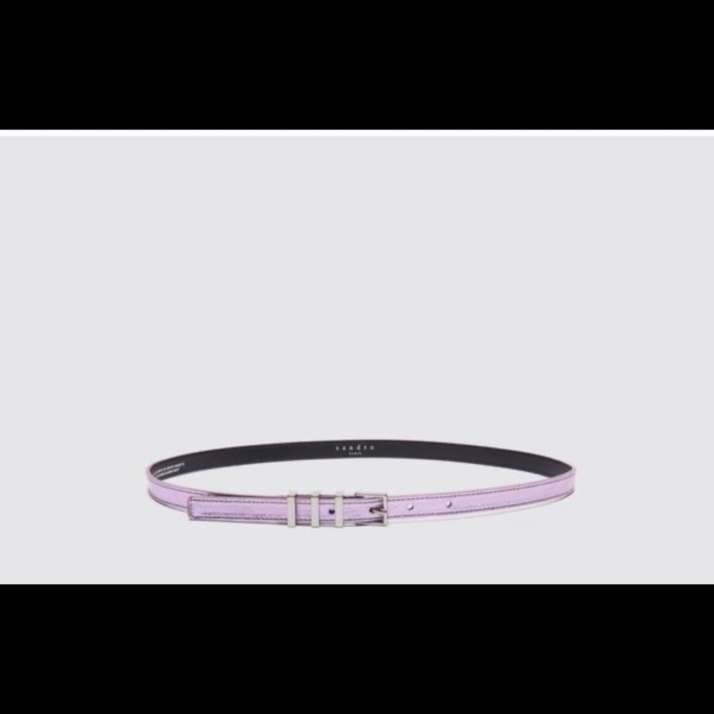 Sandro metallic pink belt - Picture 2 of 5